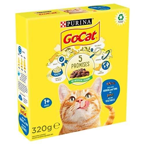(STANDARD) Go-Cat Herring & Tuna Mix Vegetables 320g