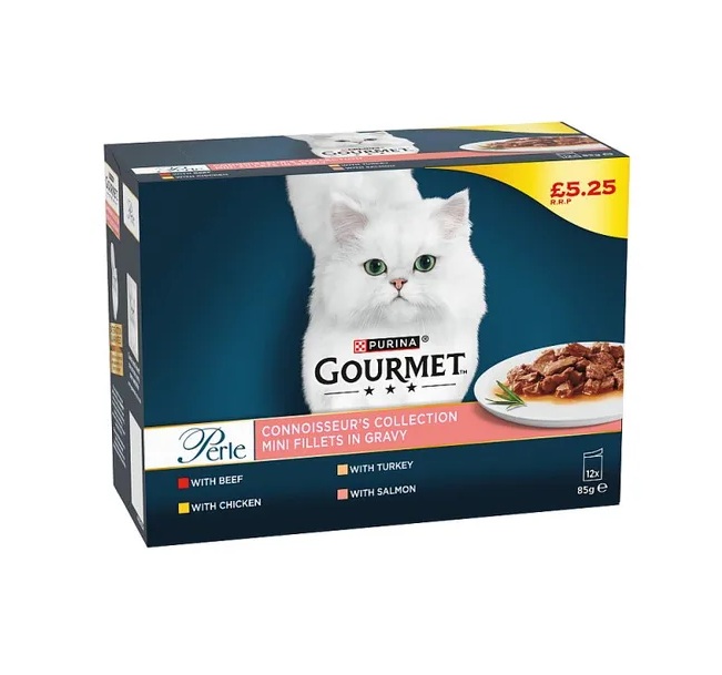 (STANDARD) Gourmet Perle Connoisseurs Mixed PM £5.25 (12 x 85g)
