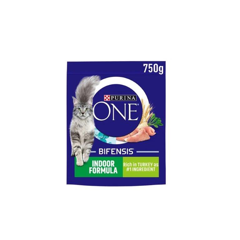 (Disontinued) Purina ONE Indoor Turkey & Whole Grains Dry Cat Food 750g