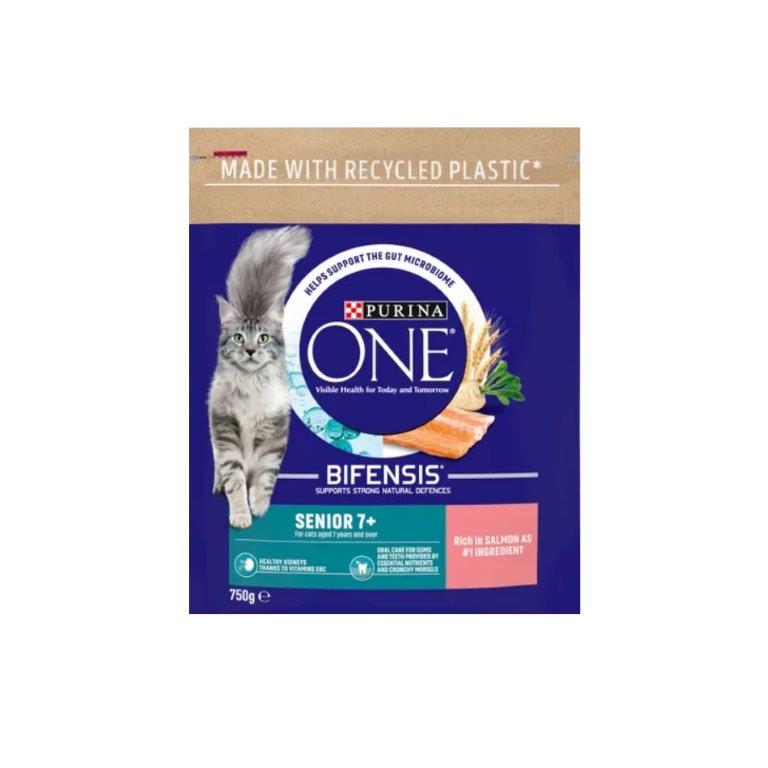 (Disontinued) Purina ONE Senior 7+ Cat Salmon & Whole Grain 750g