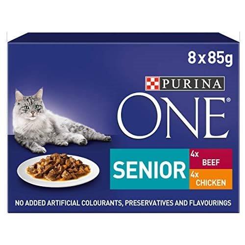 Purina ONE Senior 7+ Chicken & Beef (8 x 85g)