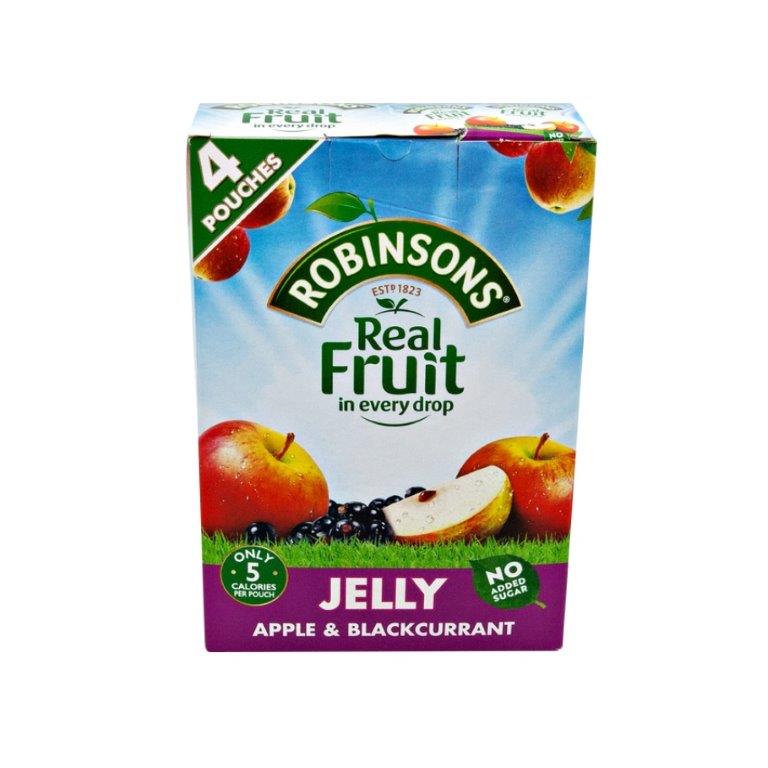 (DELIST) Robinsons Apple & Blackcurrant Jelly Pouches 4pk (4 x 80g) 320g