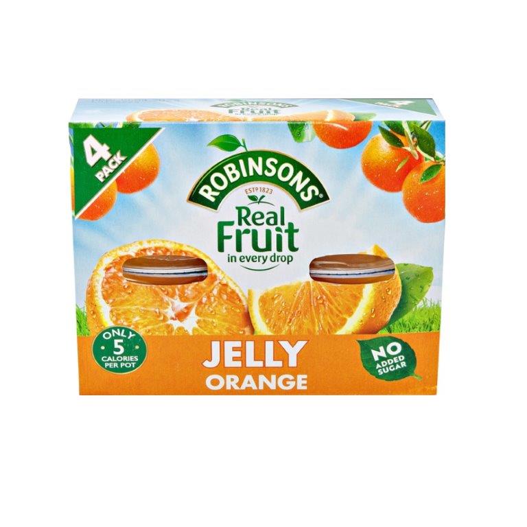 (DELIST) Robinsons Orange Jelly Pots 4pk (4 x 80g) 320g