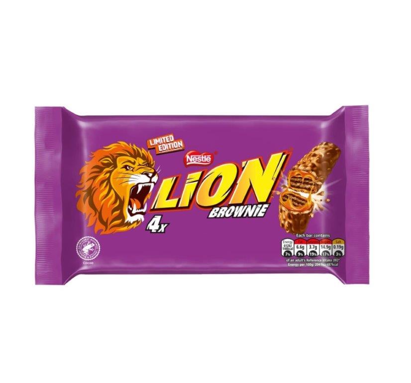 (STANDARD) Lion Bar Brownie 4pk (4 x 30g) 120g 