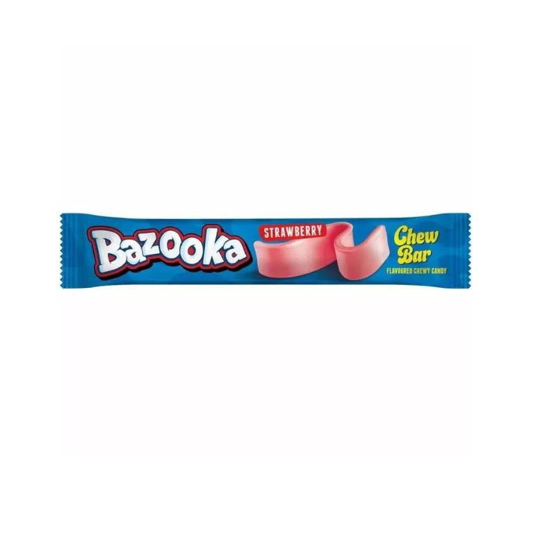 (STANDARD) Bazooka Chew Bar Strawberry PM 60p 14g