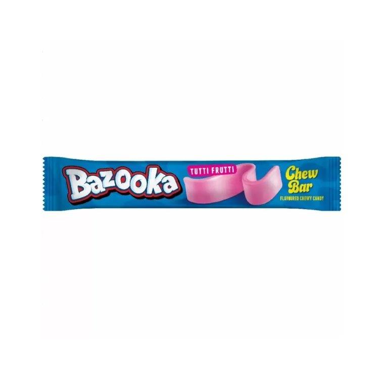 (STANDARD) Bazooka Chew Bar Tutti Fruity PM 60p 14g