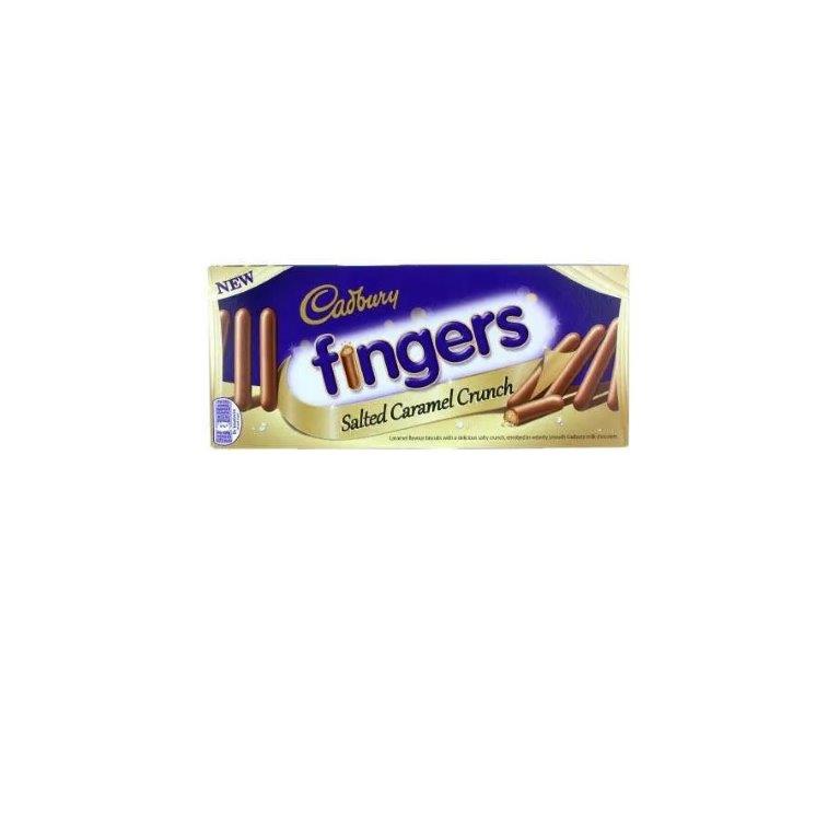 (STANDARD) Cadbury Salted Caramel Fingers 114g