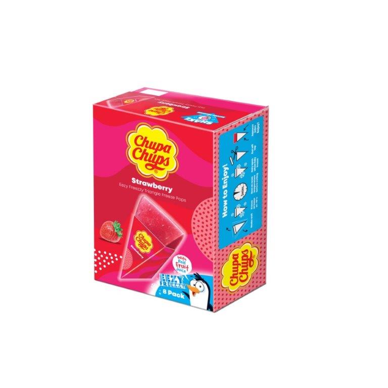 (STANDARD) Chupa Chups Strawberry Triangles (8 x 62ml) 496ml