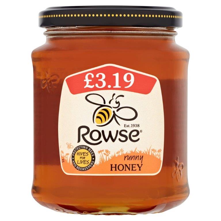 (DELIST) Rowse Clear Honey PM £3.19 340g