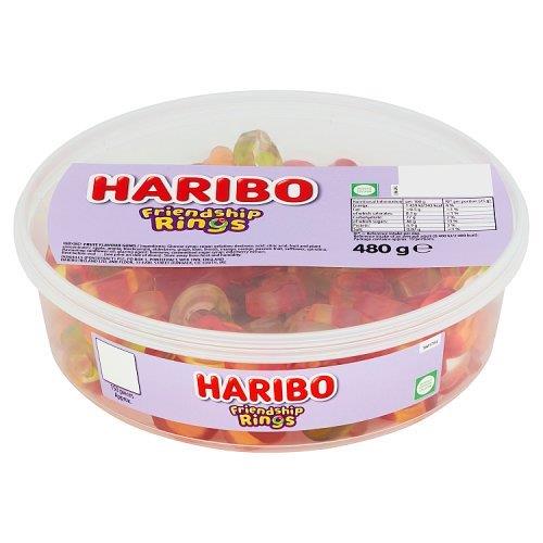 Haribo Friendship Rings Tub 480g 