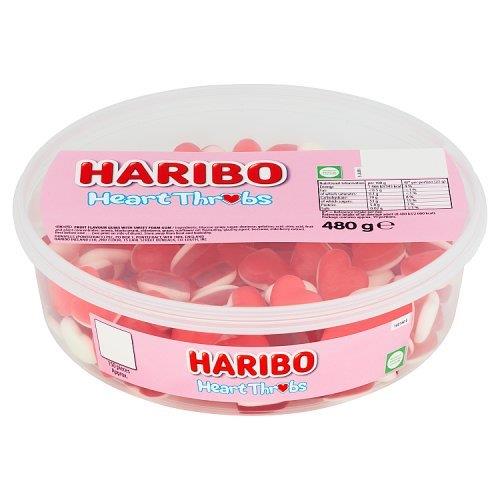 Haribo Heart Throbs Tub 480g