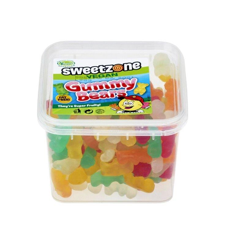 Sweetzone Vegan Gummy Bears Tubs 170g
