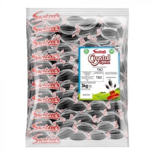 (DISCONTINUED) Swizzels Cristal Liquorice Bag 3kg