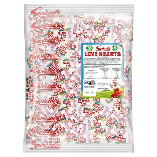 Swizzels Love Hearts Mini Rolls Bag 3kg