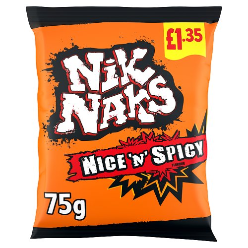 Nik Naks Nice N Spicy PM £1.35 75g