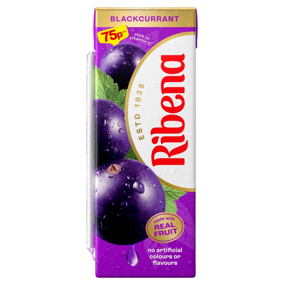 Ribena Blackcurrant PM 75p 250ml