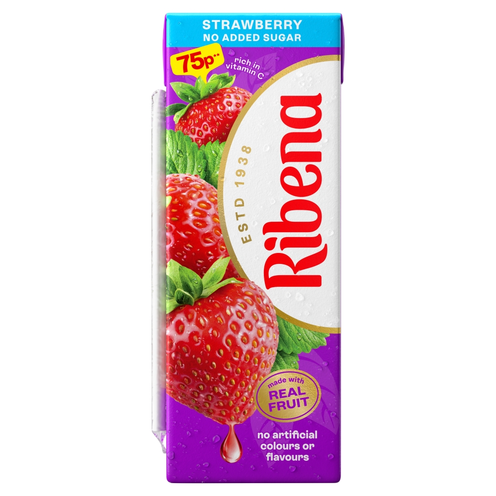 Ribena Strawberry PM 75p 250ml