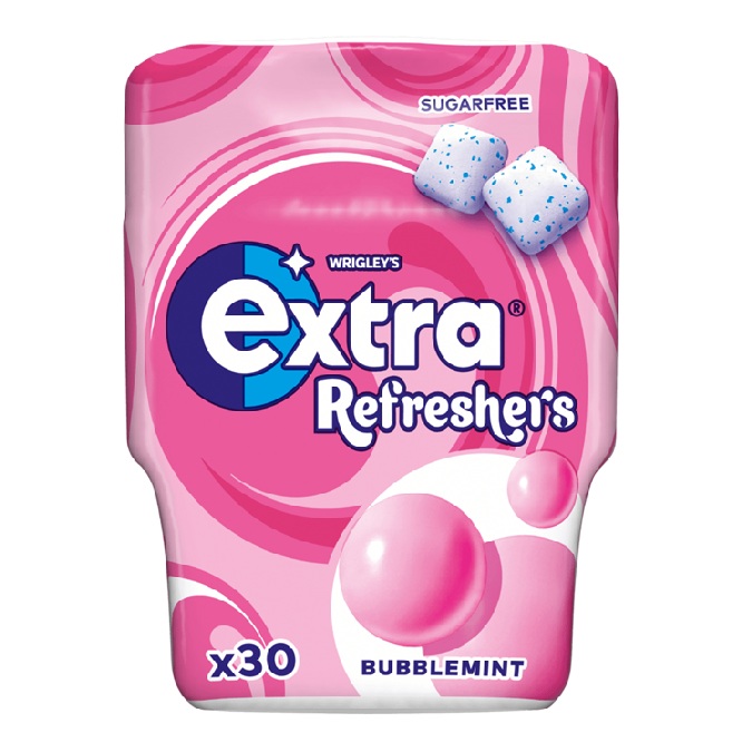 Extra Refreshers Bubblemint Bottle 30s
