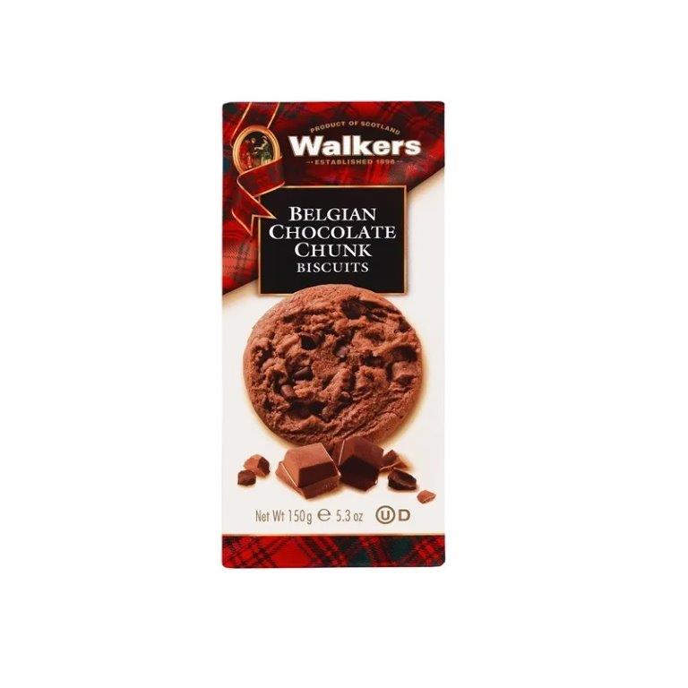 (DELIST) Walkers Belgian Double Chocolate Chunk 150g