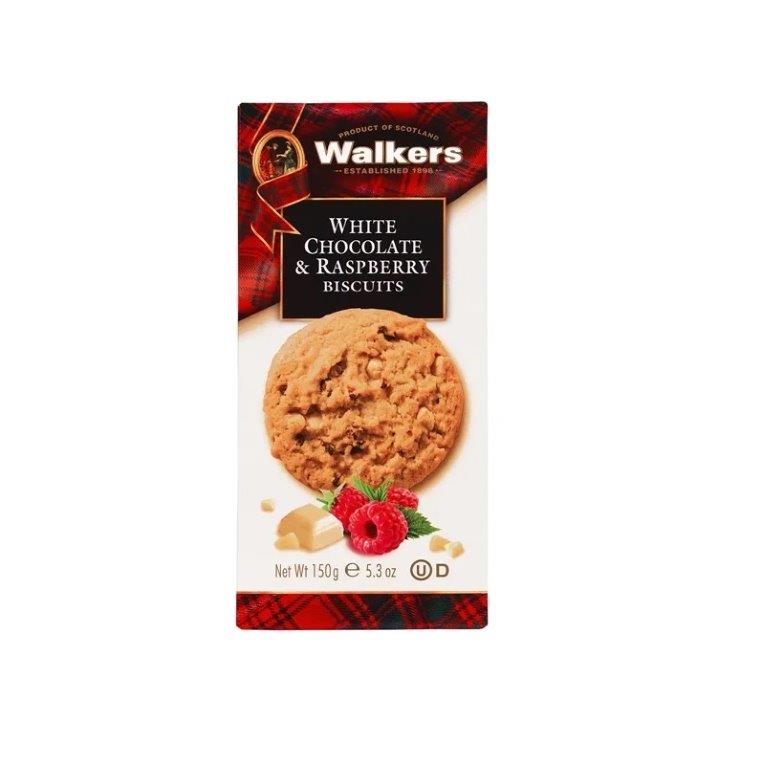 (DELIST) Walkers Rasp & White Choc Biscuits 150g