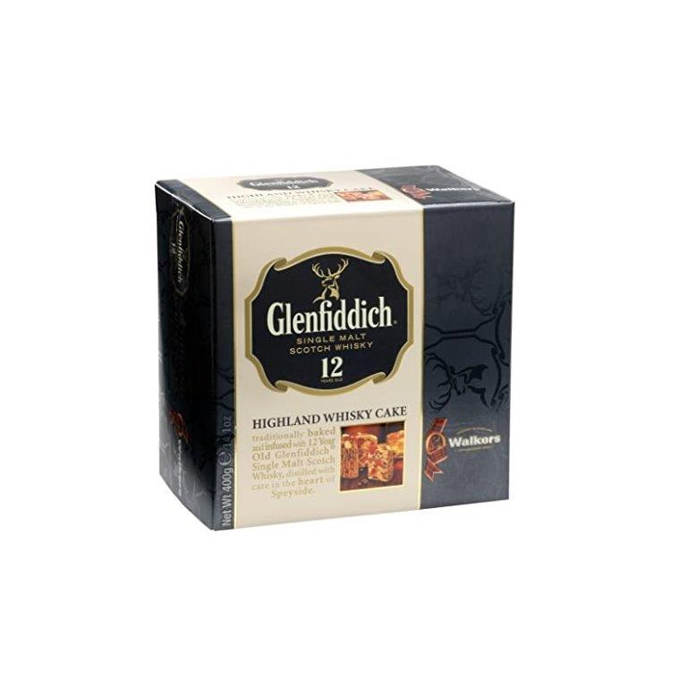 (DELIST) Walkers Glenfiddich Whisky Cake 400g NEW
