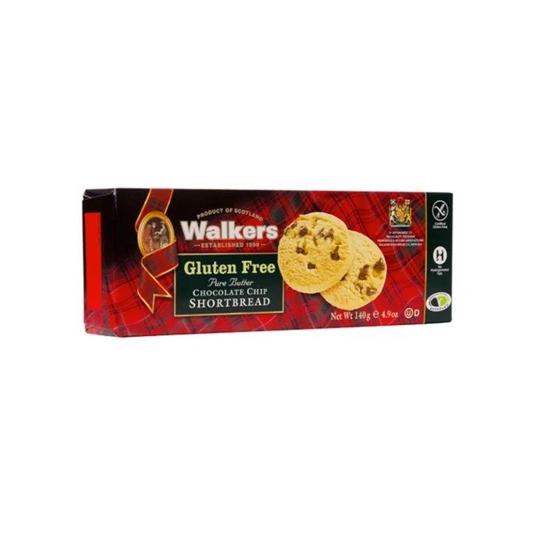 (DELIST) Walkers Gluten Free Chocolate Chip Shortbread 140g