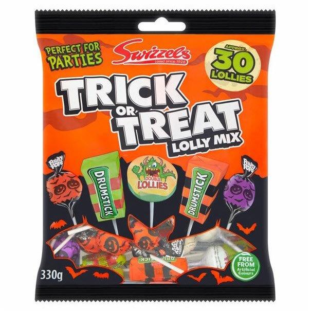 (Discontinued) Swizzels Trick Or Treat Lolly Bag 330g