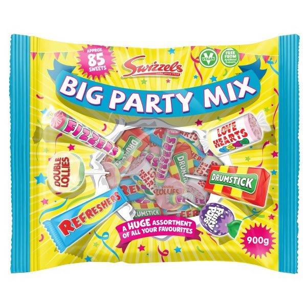 (STANDARD) (Discontinued) Swizzels Big Party Mix Bag 900g