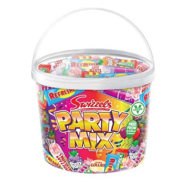(STANDARD) (Discontinued) Swizzels Party Mix Tub 785g