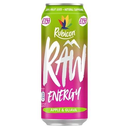 (DELIST) Rubicon Raw Energy Apple & Guava PM £1.39 500ml