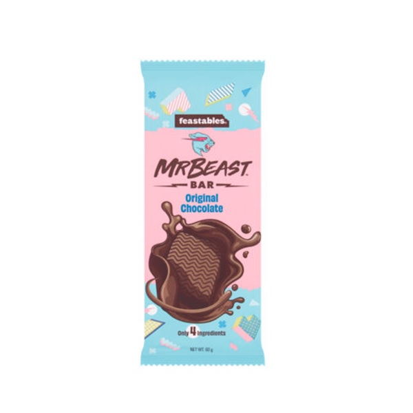 (Discontinued) Mr Beast Feastables Original Chocolate Bar 60g