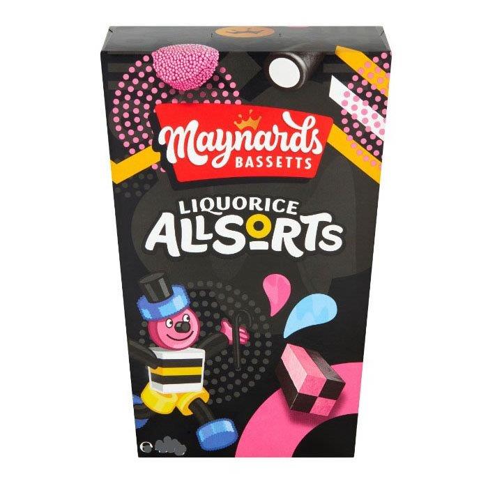 (STANDARD) Maynards Bassetts Liquorice Allsorts Carton 350g
