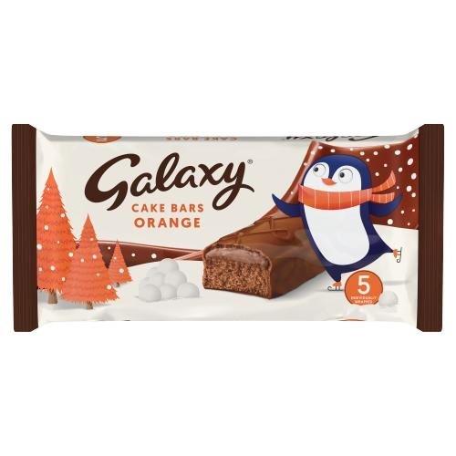 (Discontinued) Galaxy Orange Cake Bar 5pk 143.7g