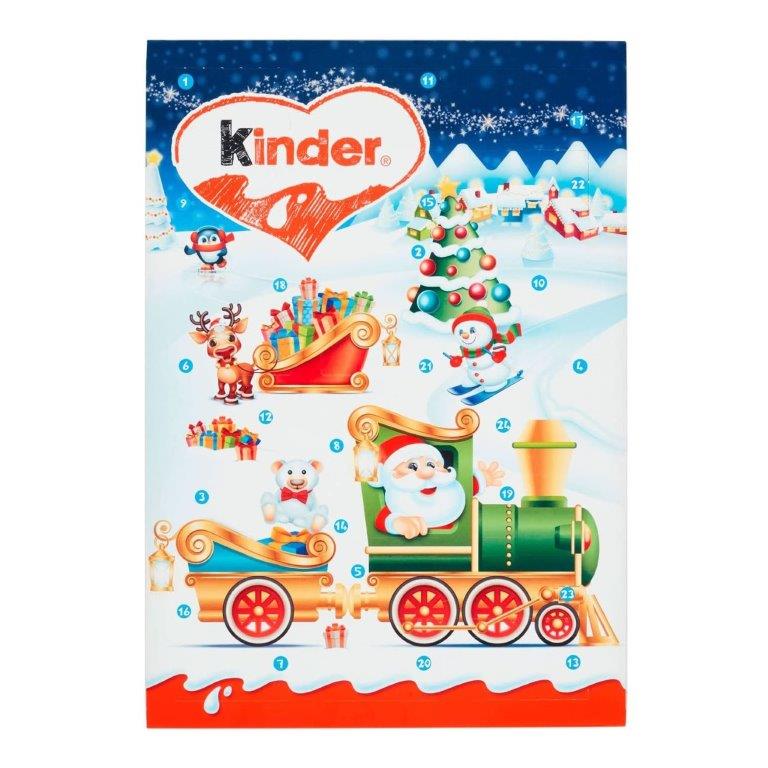 (STANDARD) Kinder Mixed Child Advent Calendar T24 144g (FIFO)