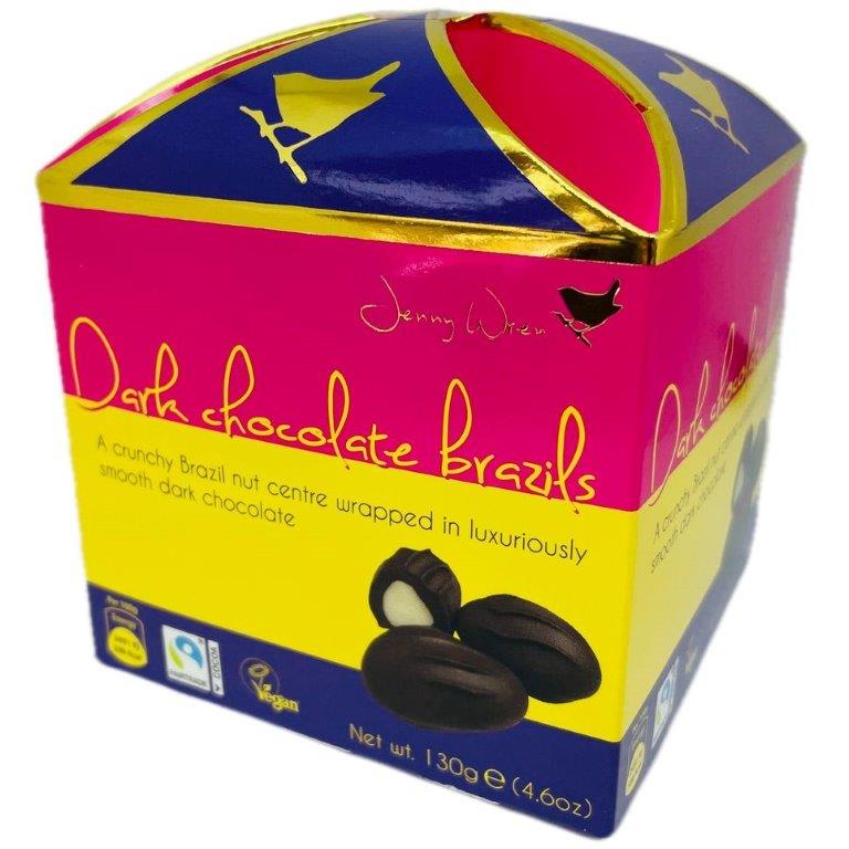 (DELIST)Jenny Wren Dark Chocolate Brazils In Circus Box 130g