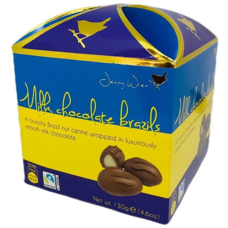 (DELIST)Jenny Wren Milk Chocolate Brazils In Circus Box 130g