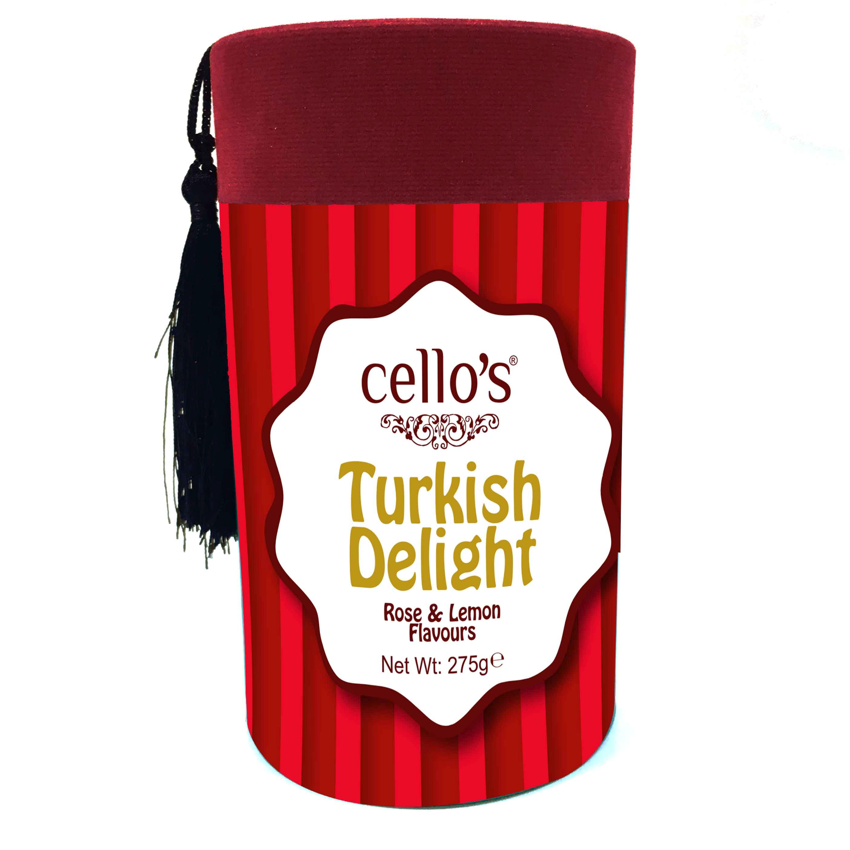 (DELIST)Loqumania Turkish Delight Fez Hat Rose & Lemon 275g