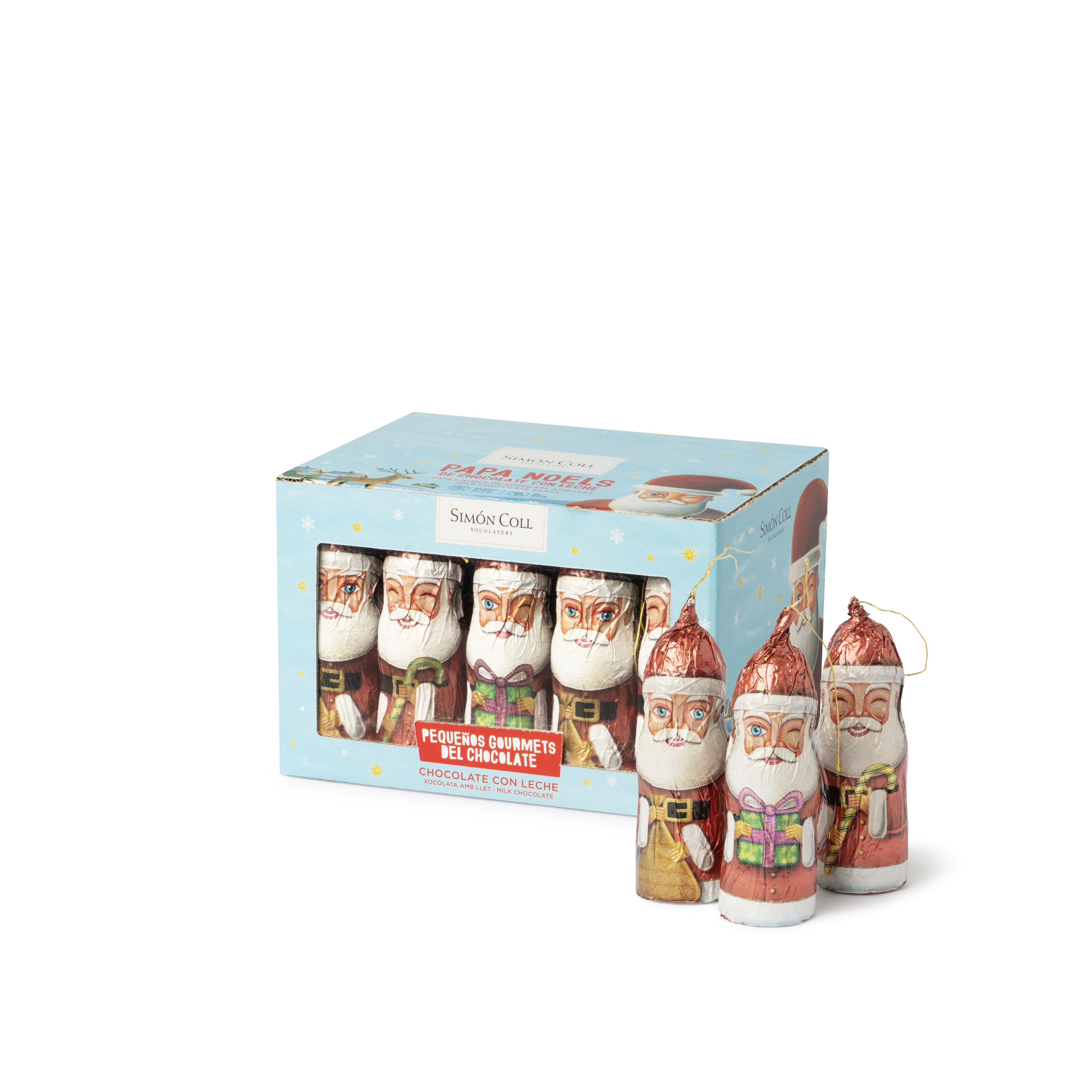 (DELIST)Simon Coll Milk Chocolate Christmas Santa 25g