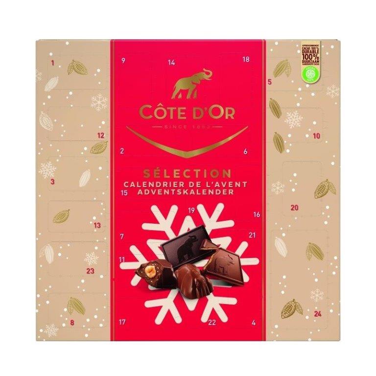(Discontinued) Cote D'Or Advent Calendar Mignonettes Mini Bouchees & Mini Rocs 235g