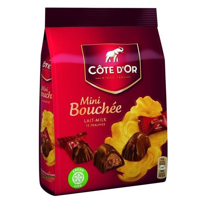 (Discontinued) Cote D'Or Milk Chocolate Mini Bouchees In Pouch 122g