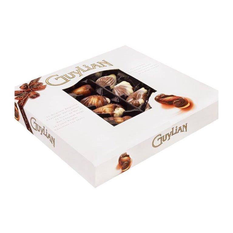 (Discontinued) Guylian Dark Chocolate Praline Seashells In Gift Box 112g