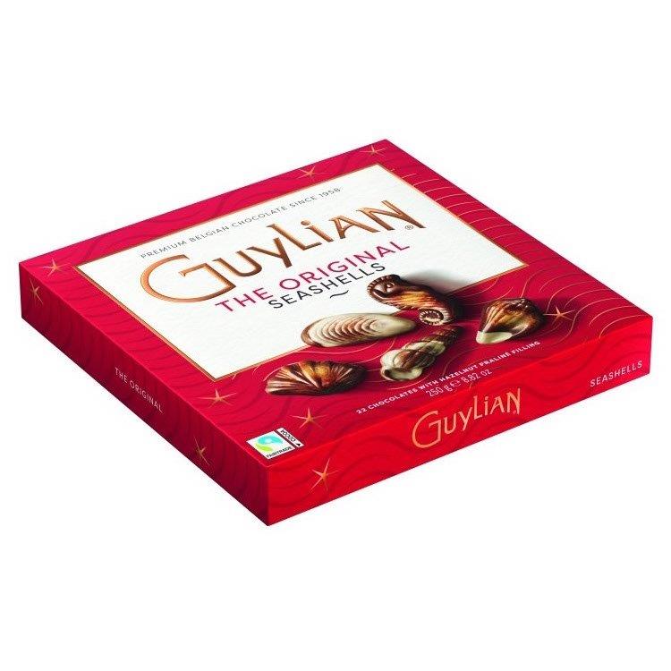 Guylian Red Gift Box Of Praline Seashells 250g