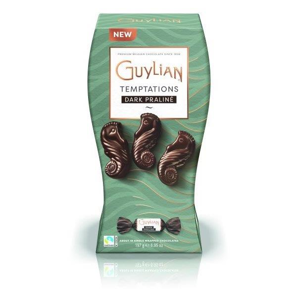 (STANDARD) Guylian Temptations Twist Wrapped Dark Praline Filled Sea Horses 205g