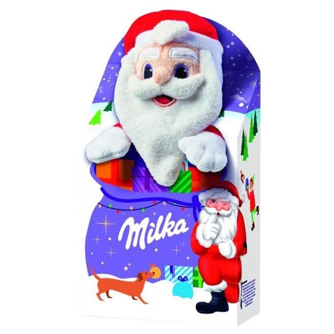 (Discontinued) Milka Plush Toy Gift Box With Oreo 2 & Milk Cow Bar Mini Snowballs Bag 90g