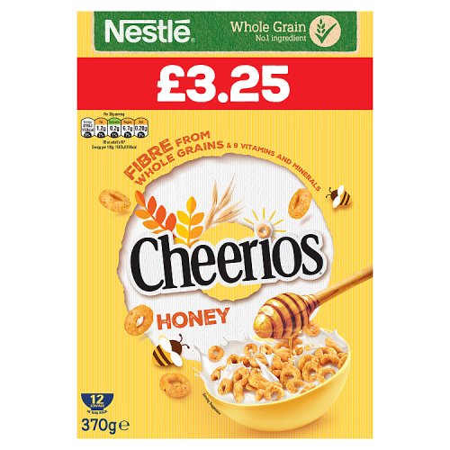 (STANDARD) Nestle Honey Cheerios 370g PM £3.25