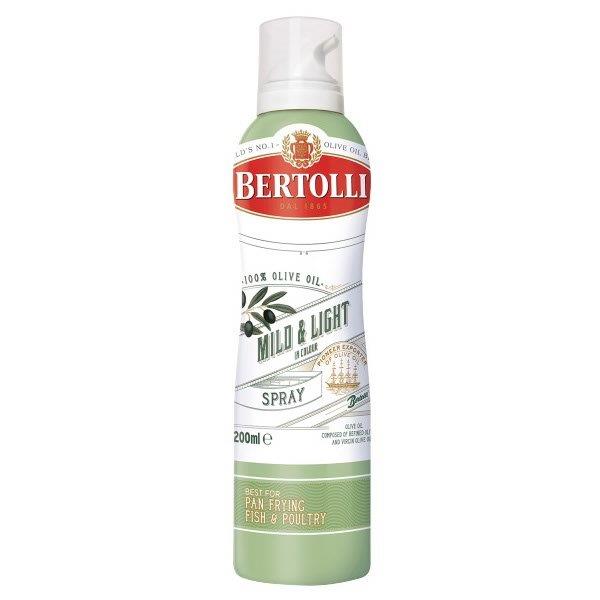 (DELIST) Bertolli Mild & Light Olive Oil Spray 200ml