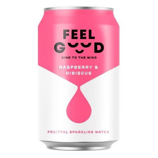 (DELIST) Feel Good Raspberry & Hibiscus Sparkling Water 330ml