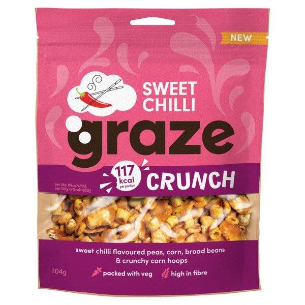 (DELIST) Graze Sweet Chilli Crunch Sharing Bag 104g