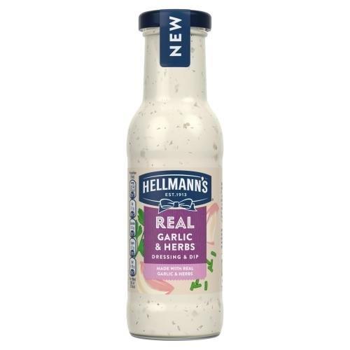(STANDARD) Hellmanns Garlic Herb Salad Dressing 250ml (HS)