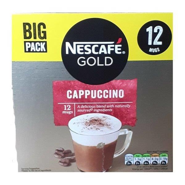 Nescafe Gold Cappuccino 12s 186g (HS)